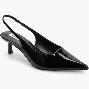 Steve Madden Black Slingback Heels